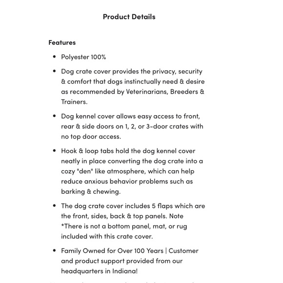 MidWest Homes for Pets QuietTime Crate Cover - Picture 5 of 6